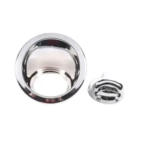 Mcunvx-65214511 Kariter Car Fuel Filler Cover For Hummer H3 2005-2009 Tank Cap Trim Set Silver