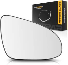 Karparts360 760354065680 For Toyota Camry 2012 2013 2014 Mirror Glass Passenger Side Non-heated With Bac
