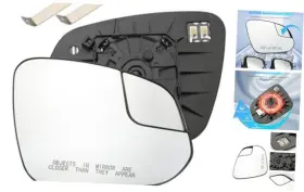 87961-42d20 Kasturbo Right Passenger Side Mirror Glass Fit For Rav4 2016 2017 2018 Heated Chrome