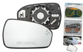 Ds7z17k707c Kasturbo Passenger Side Mirror Glass Fit For Fusion 2013-2021 Right Heated With Blind