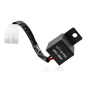 Kevwr Kev-50dq Led Flasher Relay 2-pin Fix Motorcycle Turn Signal Flash Rate