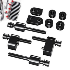Kingson Df-1-23 Driver Floorboard Extender Kit 2009-2024 - Spacer Black