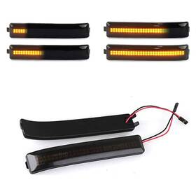Kurl-t Lszxd-f150 Smoked Lens Amber Full Led Side Mirror Lights Turn Signal Lamp For 2009-2014