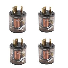 Ldminda 689908031899 4 Pcs 12v 3 Pin Electronic Led Flasher Relay 4pcs 20 Amps