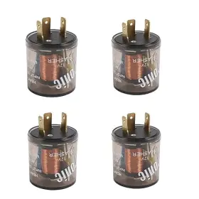Ldminda 689908031899 4 Pcs 12v 3 Pin Electronic Led Flasher Relay 4pcs 20 Amps