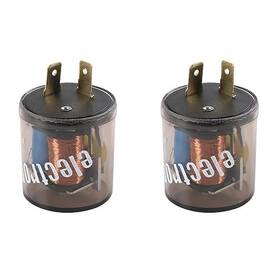 Ldminda 689908031905 Universal 2pcs 12v 2 Pin Electronic Led Flasher 2pc 20 Amps