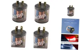 P290-235-4 Ldminda 4 Pcs 2 Pin 12v Electronic Turn Signal Flasher Relay Prong 20