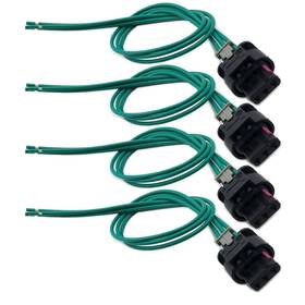 Lizapus 790885252761 4pcs Parking Aid Sensor Connector Harness Pigtail Compatible With Ram 1500