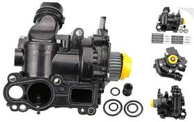 Lobam Machinery 01107 Water Pump With Back Plate Housing And Thermostat For 2009-2018 2.0t Models