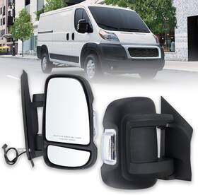Lqito 445012028025 Right Passenger Side Mirror Compatible With 2014-2025 Ram Promaster 1500/2500/35
