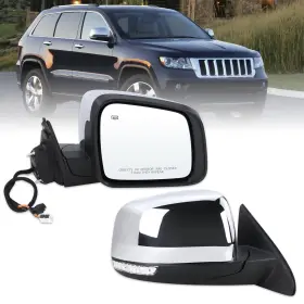 57010704aj Lqito Right Passenger Side Mirror Compatible With 2011-2016 Jeep Grand Cherokee Wit