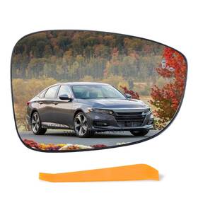 Lqito 76203-tva-a21 Right Passenger Side Heated Mirror Glass With Backing Plate Blind Spot Fit