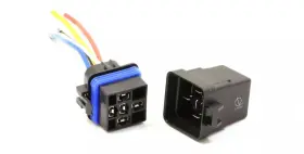 Lum-jd2912-40a Lumision 40amp 12v Dc Water Proof Relay And Harness 5-pin Spdt Jd2912 40a