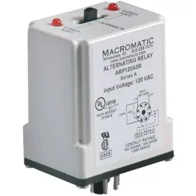 Arp120a3r Macromatic Alternating Relay 120vac Dpdtcross-wired