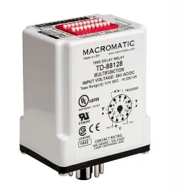 Td-88162 Macromatic Multifuntimedelayrelay 120vac 8pins