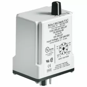 Tr-50222-05 Macromatic Sinfuntimedelayrelay 120vac/dc 8pins