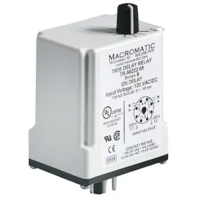Tr-50222-10 Macromatic Sinfuntimedelayrelay 120vac/dc 8pins
