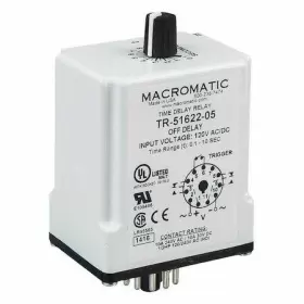 Tr-51622-08 Macromatic Sinfuntimedelayrelay 120vac/dc 11pins