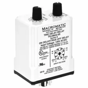 Tr-55122-08 Macromatic Sinfuntimedelayrelay 120vac/dc 8pins