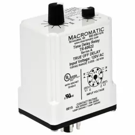 Tr-60622 Macromatic Sinfuntimedelayrelay 120vac/dc 8pins