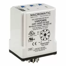 Vakp012d Macromatic Voltage Sensor Relay 12vdc 10a 240v Dpdt