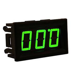 Matee Ma-dvm-568l-3-g 3-wire Digital Voltmeter Dc 0.00-30.0v With Led Display And Reverse Green
