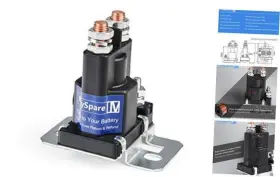Us-4t500a May Spare Parts 80-amp Relay 12v Continuous Duty Solenoid Battery Isolator And