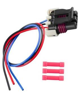 Meiyatec Signaljhcdxs50 3-pin Front Turn Signal Lights Connector Fit For Freightliner Cascadia 2008