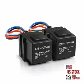Mgi 628250493634 1v 40a Automotive Relay With Socket Harness 5-pin Spdt Bosch-style For 2
