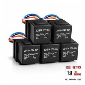 Mgi Ep-relsoc5/40 12v 40a Automotive Relay With Socket Harness -pin Spdt Bosch-style For 5