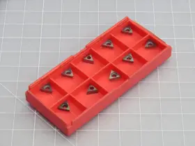 Tpgx080204 Mitsubishi Hti10 Lot Of 10 Triangular Carbide Milling Inserts T242863