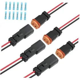 Usnfdw456 Newnessai St9019 2 Pin Dt Wire Connectors Kit 3 Sets Wires Harness