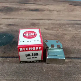 Dr-168 Niehoff Horn Relay Silver Automotive Electrical Genuine Vintage
