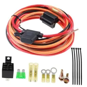 Bth-12v40a-dxstz Nihfien 12v Electric Fuel Pump Relay Kit 40 Amp Bypass Harness Heavy Duty