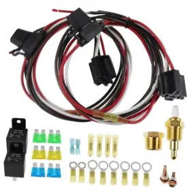 Bth-12v40a-xstz-2p Nihfien Dual Electric Fan Relay Kit 40a Radiator Engine Cooling Temperature
