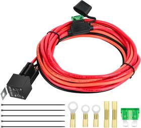 Nilight 50225a Electric Fuel Pump Relay Kit Wiring Harness 40 Amp Waterproof Heav