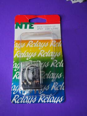 Nte R14-11d10-12 10a 12vdc Dpdt General Purpose Relay
