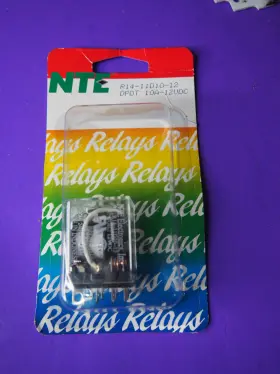 R14-11d10-12 Nte 10a 12vdc Dpdt General Purpose Relay