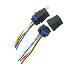 Ocestore 119-7493 2 Pack 80 Amp Spdt 5-pin Trim And Tilt Relay Plug Socket Cook
