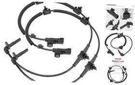 Orrdary Als2636 Front Abs Wheel Speed Sensor Wire Harnes 2 Pins Driver And Passenger Side For