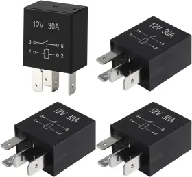 Qph3113 Paclvio 4pcs 4 Pin 12v 30a Relay Car Starter Switch Relays Multi Purpose Auto Fuel Pum