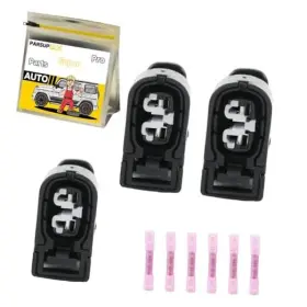 7283822630 Parsuppro 3pcs 2-way/pin Ignition Coil Connector Sensor Repair Pigtail Plug Auto