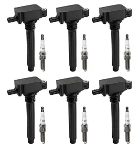 Bd-05-07070bk-ck Partszen Uf648 Ignition Coils And 97390 Spark Plug For Ram 1500 2500 3500 Chrysler 200 300