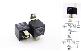 Pc795-1c-c2-12s-n-x-2 Picker Components Pc795-1c-c2-12s-n-x X2 5 Pin Spdt 12 Vdc Coil 80/60 Amp Switching Maxi