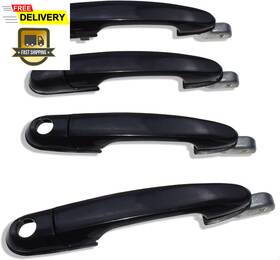 Pldde Jadh-p0010-00040 4pcs Exterior Door Handles Compatible With 2005 2006 2007 2008 2009 Hyundai Tucs