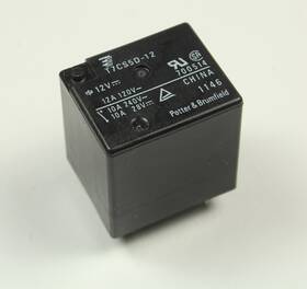 Potter &brumfield T7cs5d-12 1pc Spdt 5pins Power Relay Compatible With Jzc-22ffc15d 12vdc