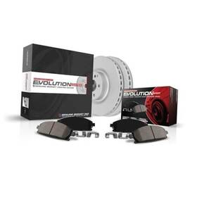 Power Stop Crk6197 Rear Z23 Evolution Geomet Stock Replacement Fully Coated