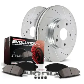 K7082 Power Stop Front Z23 Sport Brake Upgrade Kit And 1 Sensor Wire For