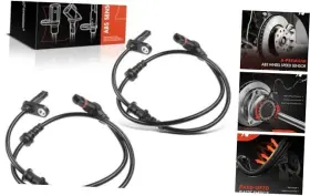 0apabs1653 Premiumpartswhosale Pack Of 2 Front Abs Wheel Speed Sensor Compatible With Mercedes-benz C207