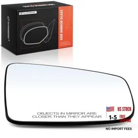 Apmgs277 Premiumpartswhosale Right Passenger Side Heated Mirror Glass With Backing Plate - Compatible